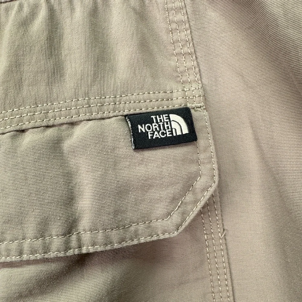 North‎ Face Pants Mens L Beige Paramount Peak Convertible Cargo Outdoor Wide Leg